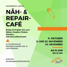 Näh-Café-Termine Oktober-Dezember